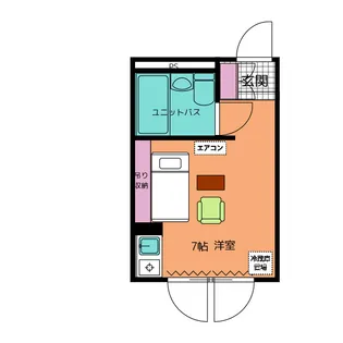 1Rの間取り画像