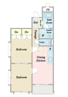 ハイヴェルデ松戸【3階】の間取り