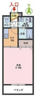 ボヌール高道【2階】の間取り