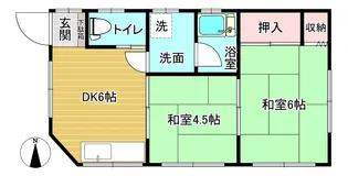 小木曽荘【2階】の間取り