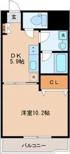 ウエストパーク支倉【12階】の間取り