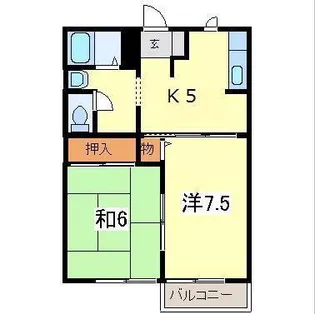 サンパレット【2階】の間取り