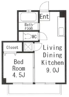グリーンコーポラス【4階】の間取り