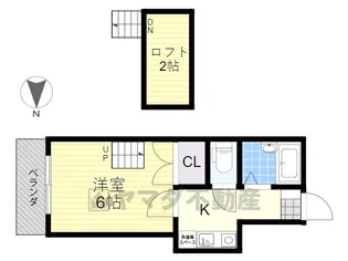 雀宮レジデンス【2階】の間取り