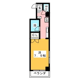 マーブルレジデンス【3階】の間取り