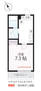 神奈川県横浜市西区南軽井沢【アパート】の間取り