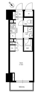 ルクシェール王子【9階】の間取り