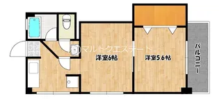 ポニョビル【2階】の間取り