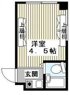 ニューハイツ中目黒【4階】の間取り