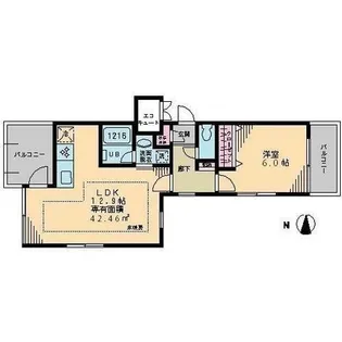 イーストポイント中野【2階】の間取り