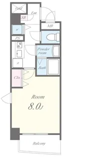 ブルーノート【4階】の間取り