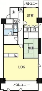 グラン藍場浜【2階】の間取り