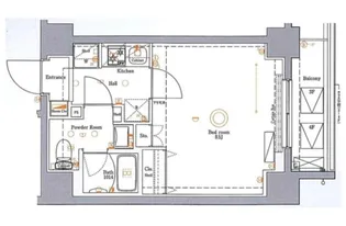 GROWS堀切菖蒲園AZ【2階】の間取り