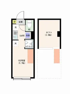 仮称)ハーモニーテラス早宮一丁目(3)【1階】の間取り