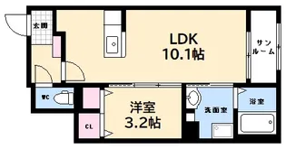ロータス【1階】の間取り