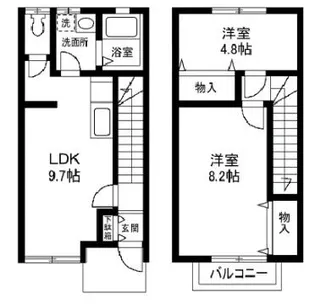 東京都三鷹市野崎3【一戸建】の間取り