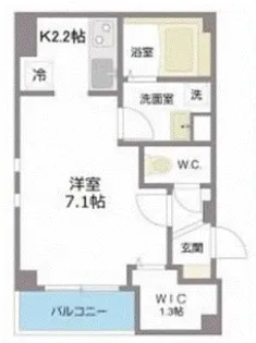 Patrimoine de A パトリモワーヌ ドゥ エー【3階】の間取り