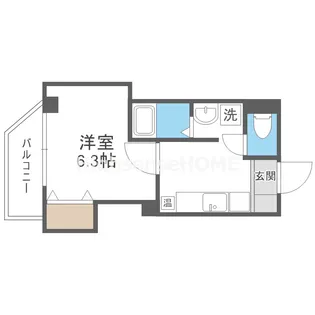 みおつくし京橋【5階】の間取り