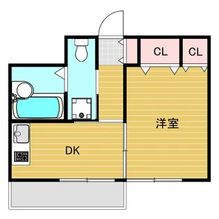 デュウェル東三国【2階】の間取り