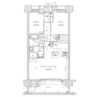 熊本県熊本市東区尾ノ上4【マンション】の間取り