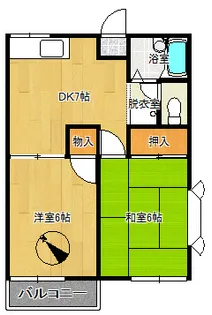グランヴェール・ロゼ【2階】の間取り