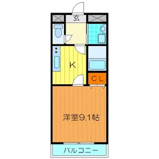 アムールCUORE【2階】の間取り