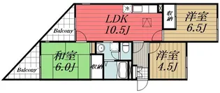 千葉県市原市君塚1【アパート】の間取り
