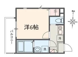 埼玉県川口市大字小谷場【アパート】の間取り