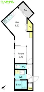 愛知県名古屋市南区氷室町【アパート】の間取り