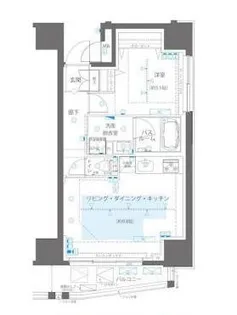 ZOOM浅草WEST【7階】の間取り