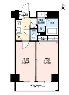 ミュージション早稲田【3階】の間取り