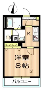 グレースコート蓮沼【1階】の間取り