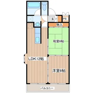 ヴィアーレA・U【4階】の間取り