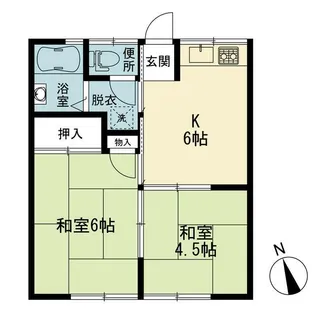 ハイム青木【2階】の間取り