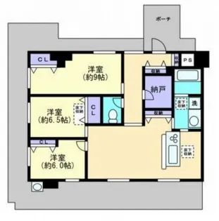 ダイヤモンドフォーラム大供【5階】の間取り