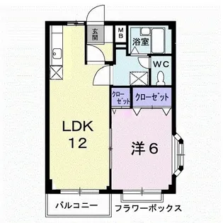 香川県高松市香西東町【アパート】の間取り