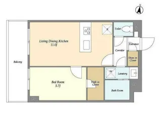 東京都練馬区田柄2【マンション】の間取り