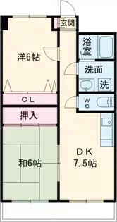 エトワール姫宮【2階】の間取り