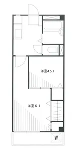 トキワコーポ【1階】の間取り
