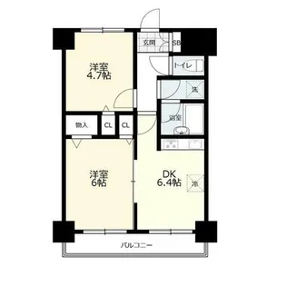 神奈川県海老名市中央3【マンション】の間取り