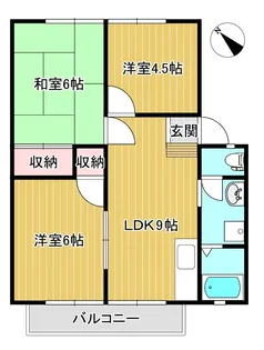 メゾンドールMINATO【2階】の間取り