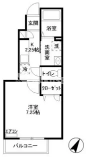 ヒルトップ都立大学【1階】の間取り