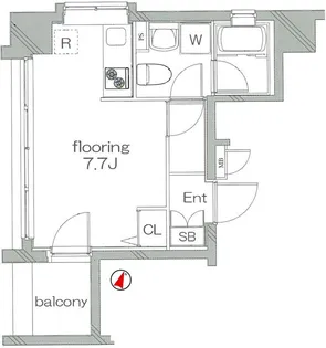ザ・プレミアムスイートヨコハマ【10階】の間取り