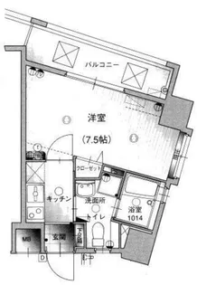 ベネフィス赤坂【3階】の間取り