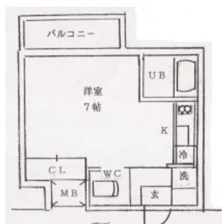 東京都文京区白山2【マンション】の間取り