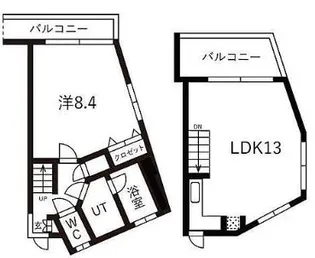 ARCS KOMAZAWA【4階】の間取り