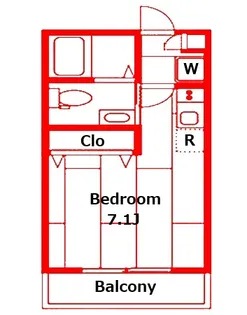 ラクセス杉田【3階】の間取り