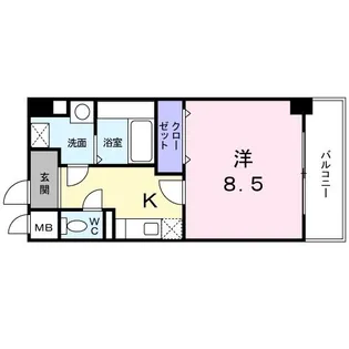 大東ビル【6階】の間取り