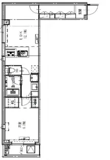 BCITY APARTMENT SHINAGAWA WEST【2階】の間取り