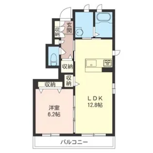 シェヴァラモーデ【1階】の間取り